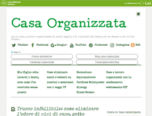 Tablet Screenshot of casaorganizzata.com